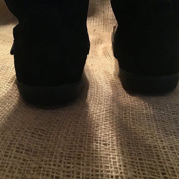Women's Danbury Birkenstock Black Suede Boots Size 9 - 9 1/2 - Picture 8 of 16